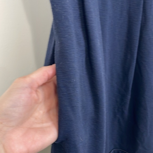 Diane von Furstenberg Women’s 2 Wool Blend Dress Sleeveless Navy Blue Pockets - Picture 4 of 10